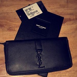 🚫SOLD Black Yves Saint Laurent Wallet